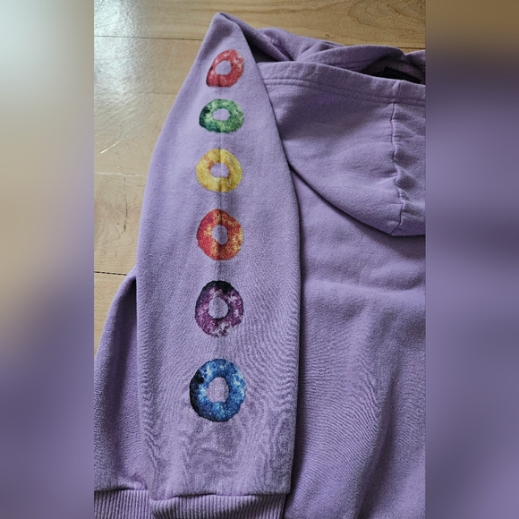 Women's Kellogg's Froot Loops Hoodie - Purple M - Picture 3 of 4